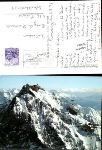 723163 Berwang in Tirol Österreichische Zugspitzgipfelstation Bez. Reutte