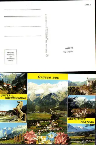 723166 Mieminger Plateau Mieming Unter-u. Obermieming Bez. Imst