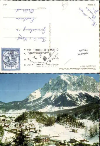 723345 Biberwier mit Zugspitze Ehrwald Bez. Reutte