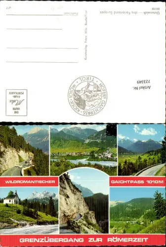 723349 Nesselwängle Gaichtpass Wildromantischer Pass Tirol Bez. Reutte