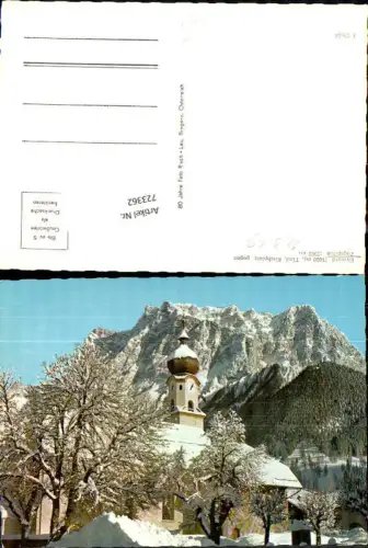 723362 Ehrwald Kirchplatz Zugspitze Gemeinde Ehrwald Bez. Reutte Tirol