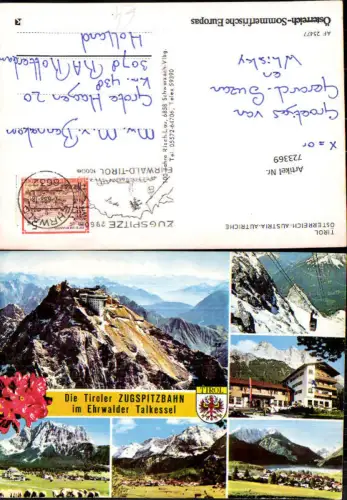 723369 Ehrwald Zugspitze Bez. Reutte