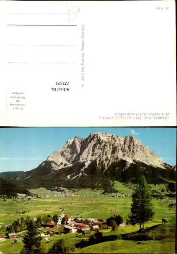 723372 Lermoos mit Zugspitze Gemeinde Lermoos Bez. Reutte