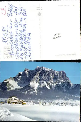 723387 Ehrwald Zugspitze im Winter Bez. Reutte