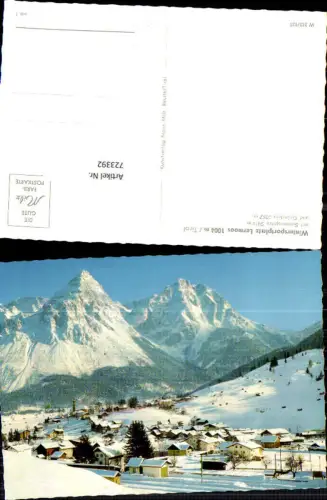 723392 Lermoos Wintersportplatz Sonnenspitze Bez. Reutte
