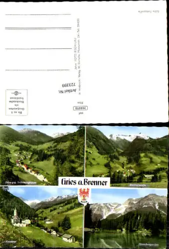 723399 Gries am Brenner Obernberger-See Vinaders Bez. Innsbruck-Land
