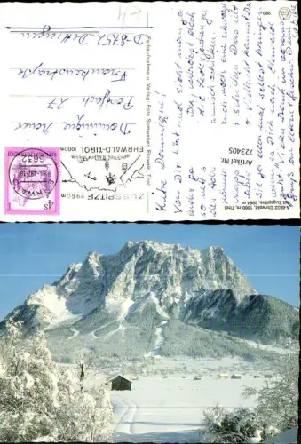 723405 Ehrwald Zugspitze Bez. Reutte