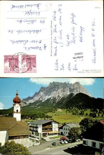 723415 Ehrwald Dorfplatz Zugspitze Gemeinde Ehrwald Bez. Reutte