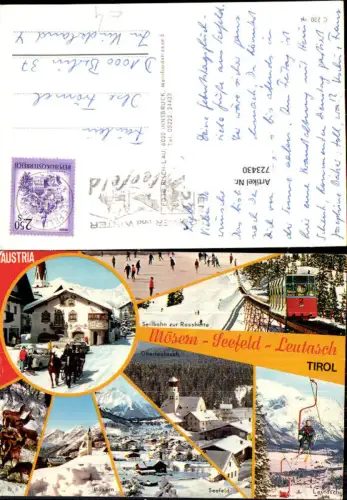 723430 Mösern Seefeld - Leutasch Rosshütte Seefeld Bez. Innsbruck-Land