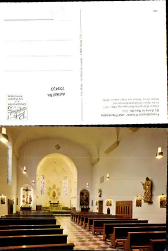 723433 Reutte St Anna Franziskaner Kloster Pfarrkirche Bez. Reutte