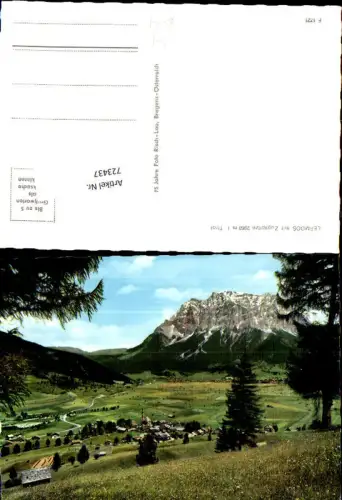 723437 Lermoos mit Zugspitze Marktgemeinde Lermoos Bez. Reutte pub Risch-Lau F 1721
