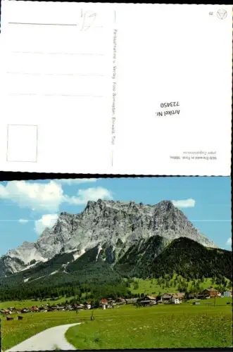 723450 Ehrwald Zugspitzmassiv Gemeinde Ehrwald Bez. Reutte