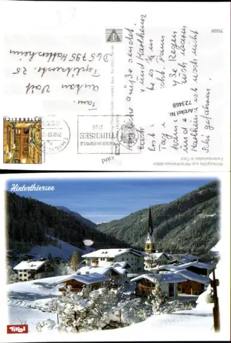 723468 Hinterthiersee Wintergrüße Thiersee Bez. Kufstein