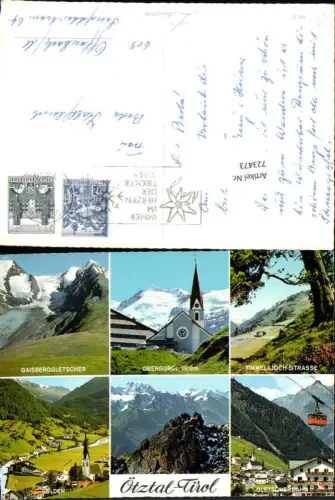723473 Sölden Gaisberggletscher Sölden Bez. Imst
