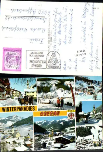723474 Mehrbild AK Oberau Niederau Wildschönau Wintersport