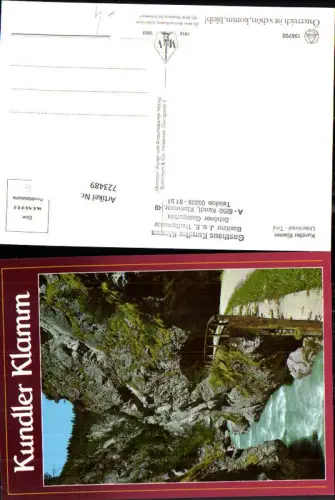 723489 Kundl Kundler Klamm Bez. Kufstein
