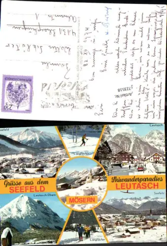 723518 Mehrbild AK Seefeld Leutasch Mösern Wintersport