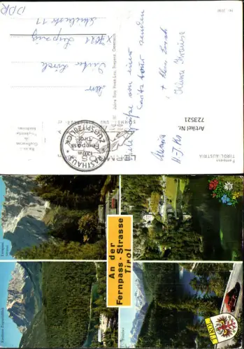 723521 Blindsee Fernpass Bez. Reutte Rasthaus Zugspitzblick Schloss Fernstein VW Käfer