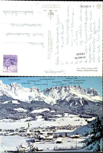 723530 Ellmau Wintersportplatz geg. Wilden Kaiser Bez. Kufstein