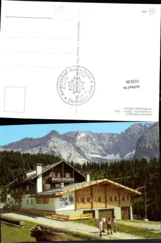 723536 Ehrwald Ehrwalder Alm Gasthaus Alpenglühn Bez. Reutte