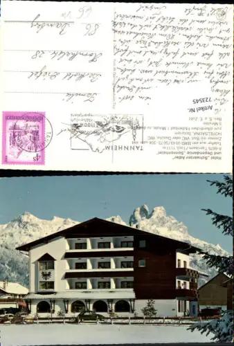 723545 Tannheim Hotel Schwarzer Adler VW Käfer Bezirk Reutte