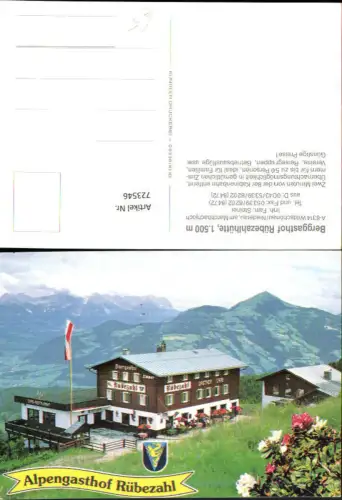723546 Wildschönau Niederau Berggasthof Rübezahlhütte Bez. Kufstein