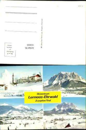 723555 Lermoos Ehrwald Skizentrum Zugspitze Bez. Reutte