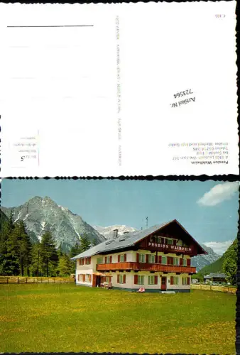 723564 Leutasch Weidach b. Seefeld i. Tirol Pension Waldheim Bez. Innsbruck-Land