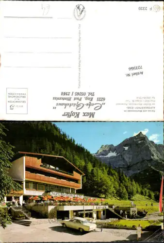 723566 Eng am Großen Ahornboden Hinterriß Alpengasthof Eng Bez. Schwaz