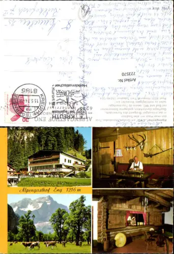 723570 Hinterriß Alpengasthof Eng Gasthaus Bez. Schwaz