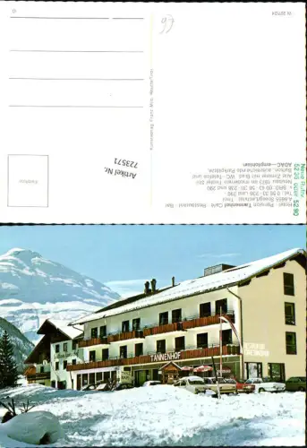 723571 Steeg Lechtal Hotel Pension Tannenhof Bez. Reutte