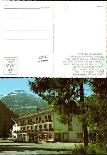 723572 Steeg Lechtal Pension Tannenhof Bez. Reutte