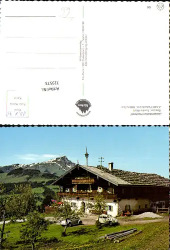 723573 Fieberbrunn Jausenstation Hochreit Gemeinde Fieberbrunn Bez. Kitzbühel VW Käfer