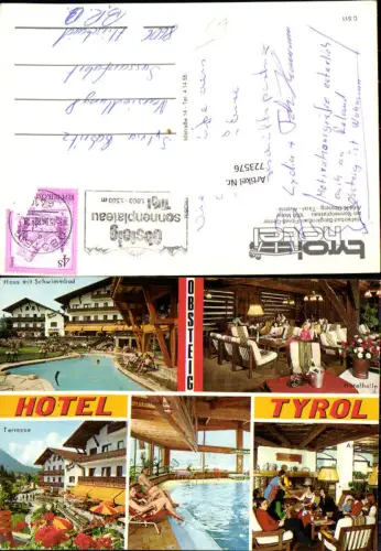 723576 Obsteig Sonnenplateau Hotel Tyrol Bezirk Imst