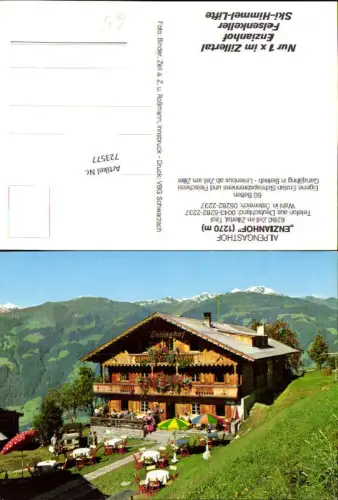 723577 Zell im Zillertal Enzianhof Ski-Himmel-Lifte Bez. Schwaz
