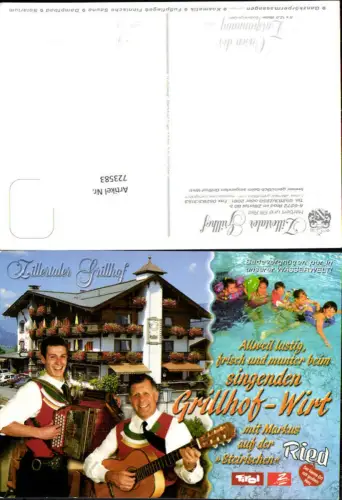 723583 Ried im Zillertal Grillhof Wirt Ried im Zillertal Bez. Schwaz