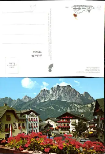 723594 St. Johann in Tirol mit Wildem Kaiser St. Johann in Tirol Bez. Kitzbühel
