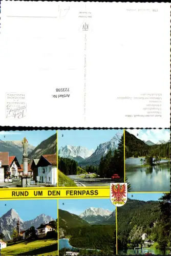 723598 Nassereith Rund um den Fernpaß Weißensee Lermoos Blindsee Schloss Fernstein