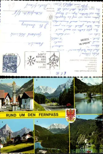 723599 Nassereith Rund um den Fernpaß Weißensee Lermoos Blindsee Schloss Fernstein