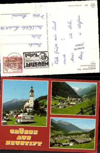 723614 Neustift im Stubaital Pfarrkirche Camping Bez. Innsbruck-Land