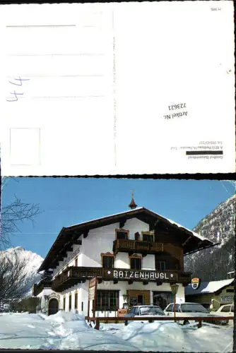 723621 Pertisau am Achensee Gasthof Batzenhäusl Bez. Schwaz