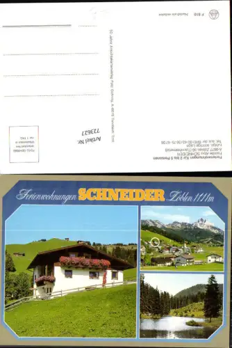 723627 Zöblen Tannheimertal Ferienwohnungen Schneider Bez. Reutte