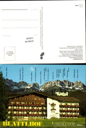 723630 Going am Wilden Kaiser Hotel Blattlhof Bezirk Kitzbühel