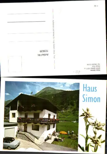 723639 Sölden Haus Simon Sölden Bez. Imst