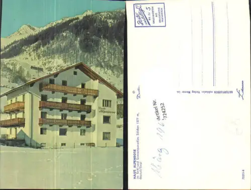 724252 Sölden im Ötztal Haus Alpenrose