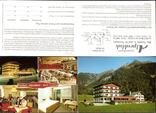 724262 Bach im Lechtal Gasthaus Alpenblick Bez. Reutte Kegeln Kegelbahn Bowling