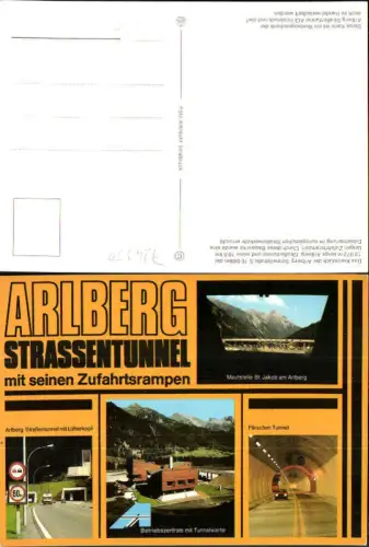 724350 Arlberg Lech Zürs Tunnel St. Anton Langen St. Jakob Flirsch