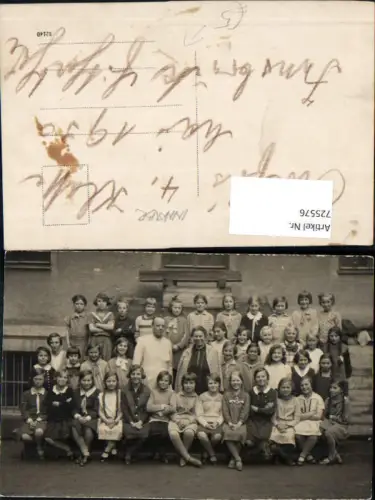 725576 Foto-AK Innsbruck 1930 Schulklasse Gruppe Kinder Schule Klasse Mädchen Mädchenschule