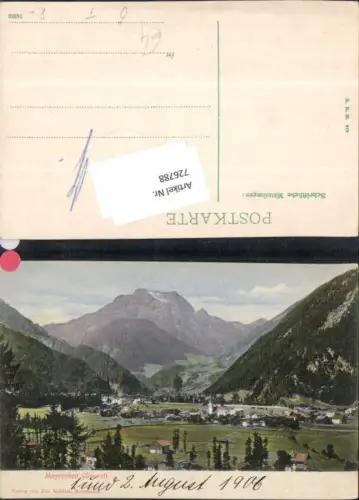 726788 Mayrhofen im Zillertal pub Maidler 1905