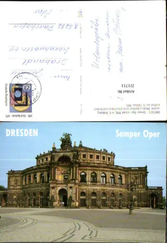 721711 Dresden LK Dresden Semper Oper